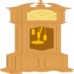 Clock - Grandfather 3 Clip Art