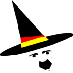 Witch Face 01 Clip Art