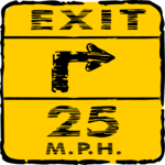 Exit - 25 MPH 2