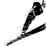 Skiing - Jumper 03 Clip Art