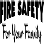 Fire Safety for Your Family Clip Art