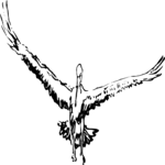 Bird Flying 16 Clip Art