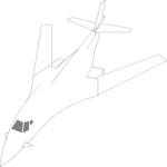 Plane 018 Clip Art