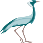 Crane 04 Clip Art