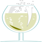 Champagne - Glass 02 Clip Art