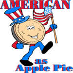 American as Apple Pie Clip Art