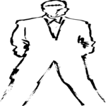 Man Standing 1 Clip Art