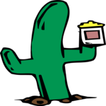 Cactus with Drink
