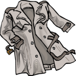 Trenchcoat 2 Clip Art