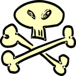 Crossbones 1 Clip Art