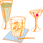 Cocktails 5 Clip Art