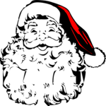 Santa Face 10 Clip Art