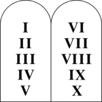 Ten Commandments 05 Clip Art