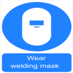 Wear Welding Mask Clip Art