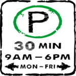 Parking Hours 1 Clip Art
