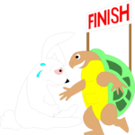 Tortoise & Hare Clip Art