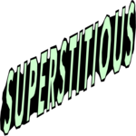 Superstitious - Title Clip Art