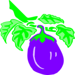 Eggplant 08 Clip Art
