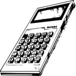Calculator 17 Clip Art