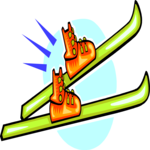 Skis Clip Art