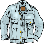 Jacket - Denim Clip Art