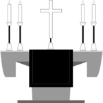 Candles & Cross
