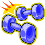 Weights - Dumbbells Clip Art