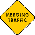 Merging Traffic Clip Art