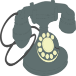 Telephone - Rotary 10 Clip Art