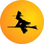 Witch Flying 11 Clip Art