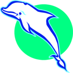 Dolphin 10 Clip Art