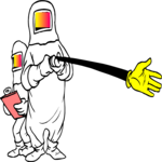 Hazmat Team 06 Clip Art