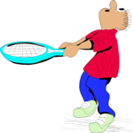 Tennis 043 Clip Art