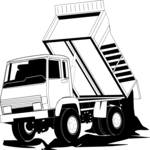 Dump Truck 08 Clip Art