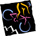 Mountain Biking 14 Clip Art