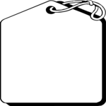 Tag Frame 1 Clip Art