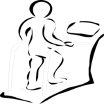 Stair Climbing 4 Clip Art