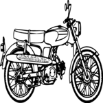 Motorcycle 05 Clip Art