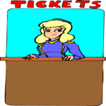 Ticket Booth 3 Clip Art