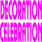 Decoration Celebration Clip Art