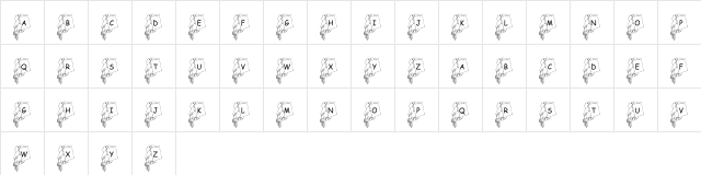 pf_cockatoo Regular  glyph index