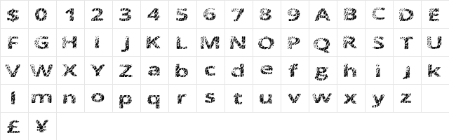 DoctorMeow Regular  glyph index