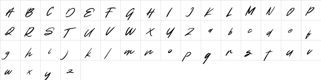 Natide Hegibe FREE Regular  glyph index