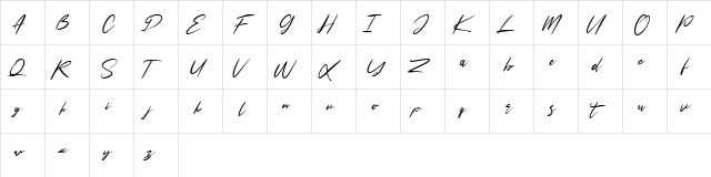 Juxtapose Free Regular  glyph index