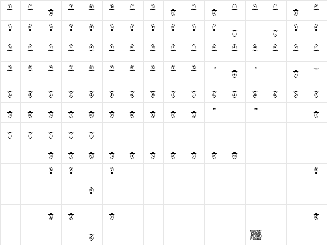 Christmas Lights Indoor Regular  glyph index