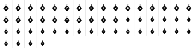 DLTreeCaps Normal  glyph index