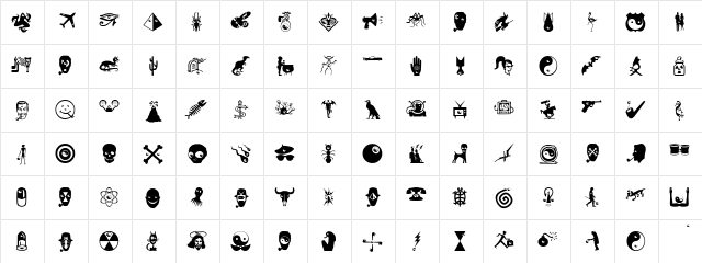 QuestionsOfBranding Regular  glyph index