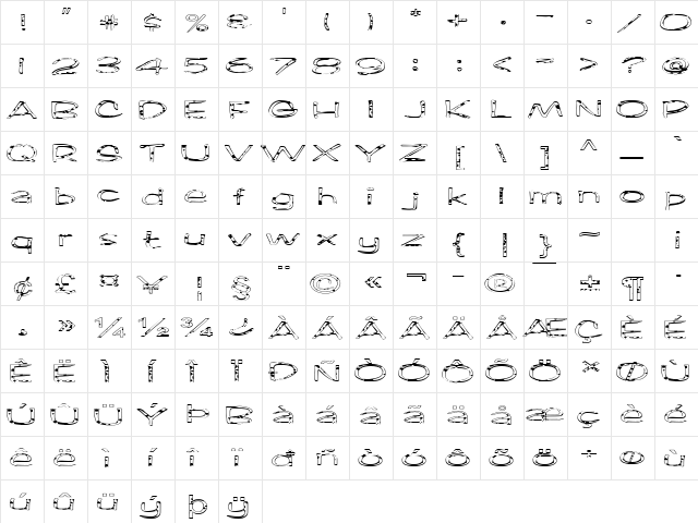 FZ HAND 2 SPOTTED EX Normal  glyph index