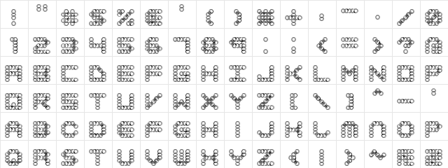 LYNX BRK Normal  glyph index