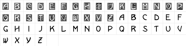 PT Letterbook Normal  glyph index